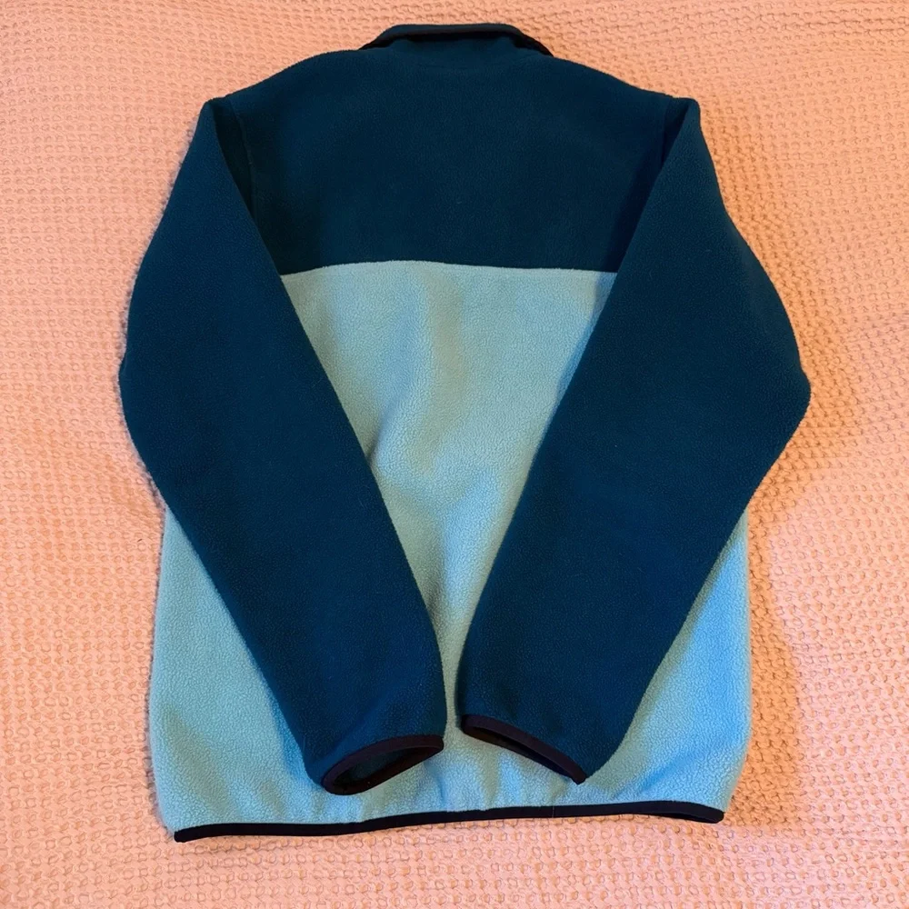 Patagonia Two Toned Fleece Pullover Synchilla Snap Style - Picture 7 of 10